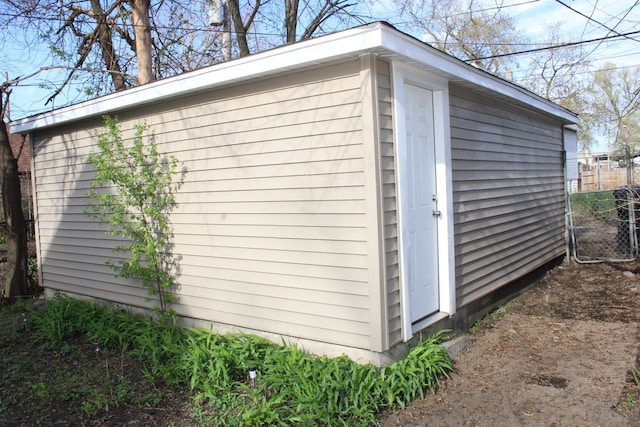 view of outdoor structure