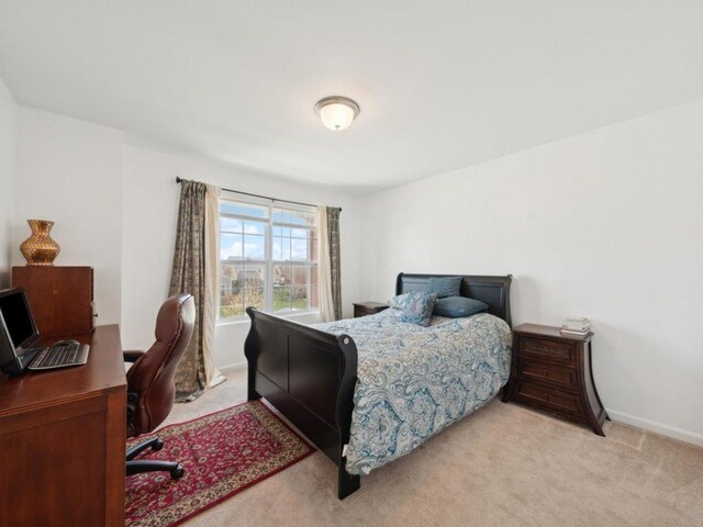 412 Towne Center Blvd, Shorewood, IL 60404 - bedroom featuring light carpet and baseboards
