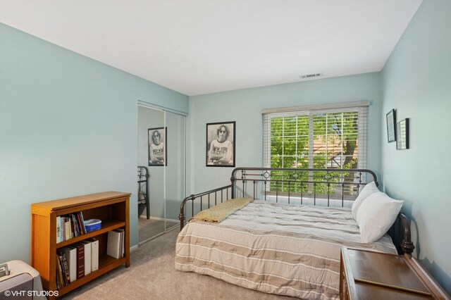 941 Yosemite Trl Unit C7, Roselle, IL 60172 - bedroom with carpet flooring and a closet