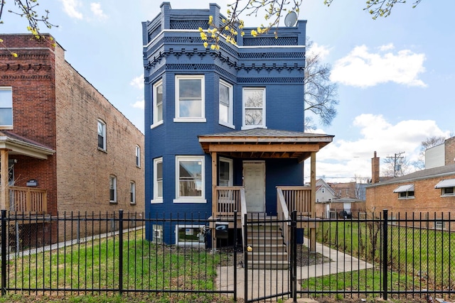 4819 W Superior St, Chicago, IL 60644 - view of front of property with a gate and brick siding