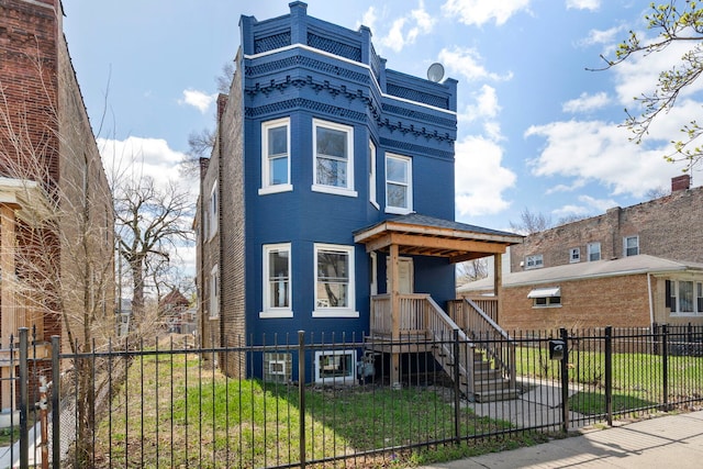 4819 W Superior St, Chicago, IL 60644 - victorian home with a fenced front yard
