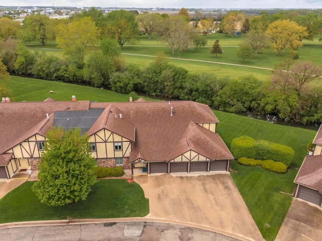 drone / aerial view