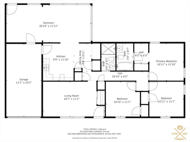 1045 Briarcliff Dr, Rantoul, IL 61866 - home floor plan