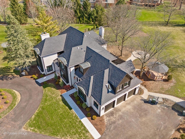 bird's eye view