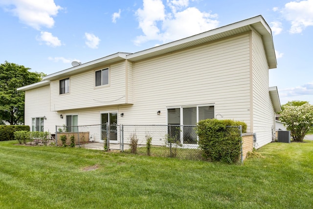 1062 Matfield Ct Unit 1062, Schaumburg, IL 60193 - rear view of house with central AC unit
