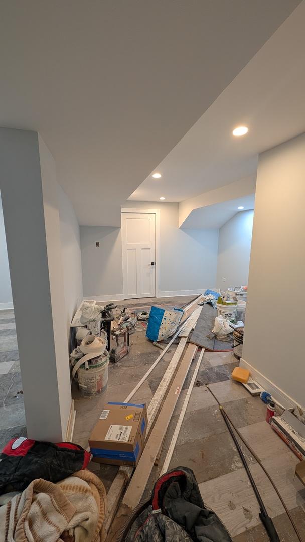 3039 W Flournoy St, Chicago, IL 60612 - below grade area with recessed lighting