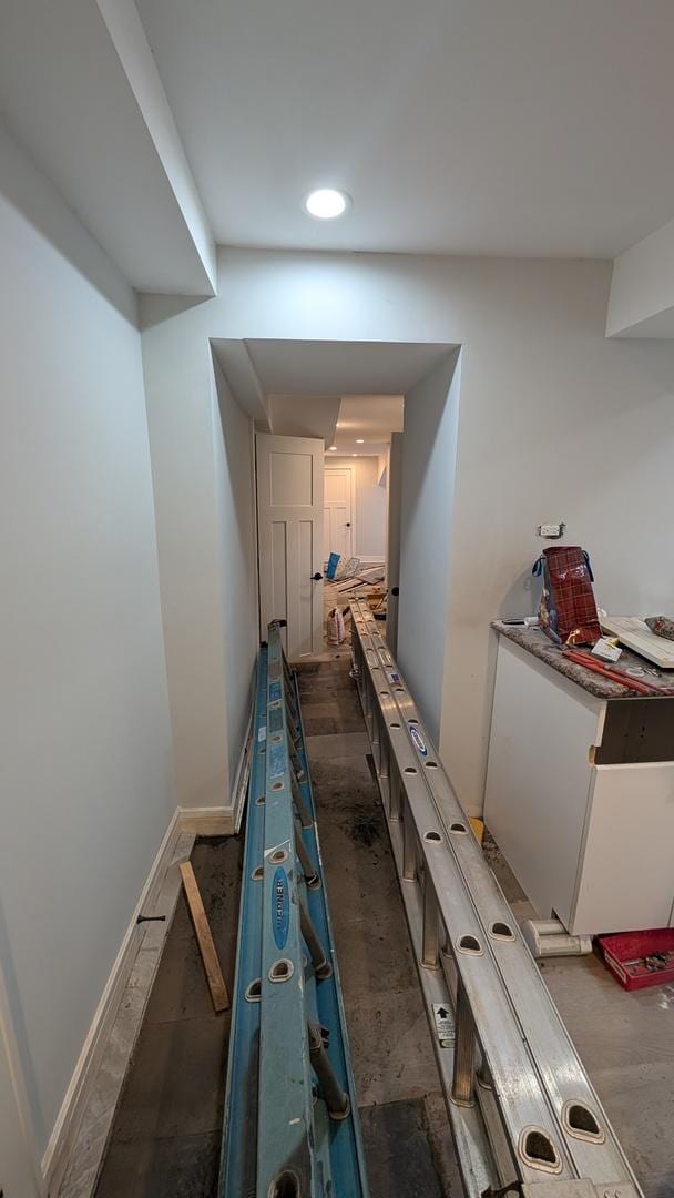 3039 W Flournoy St, Chicago, IL 60612 - hallway with baseboards