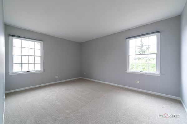 spare room featuring carpet floors, a healthy amount of sunlight, and baseboards
