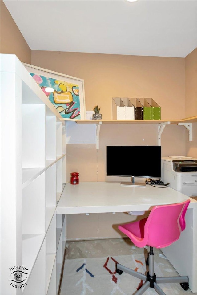 view of office