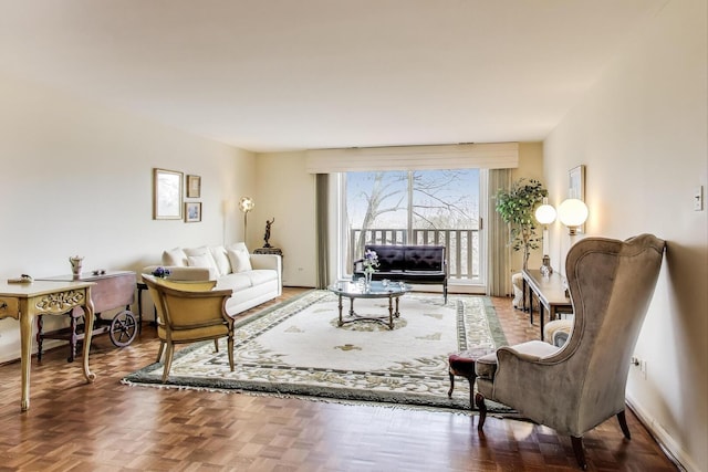 view of living room
