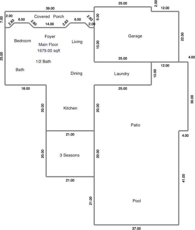 554 Fairway Dr, El Paso, IL 61738 - plan