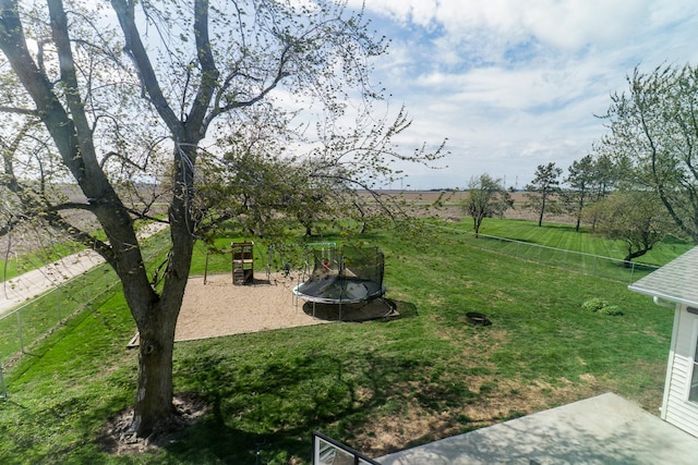 1926 County Road 2800 E, Minonk, IL 61760 - view of yard featuring a trampoline