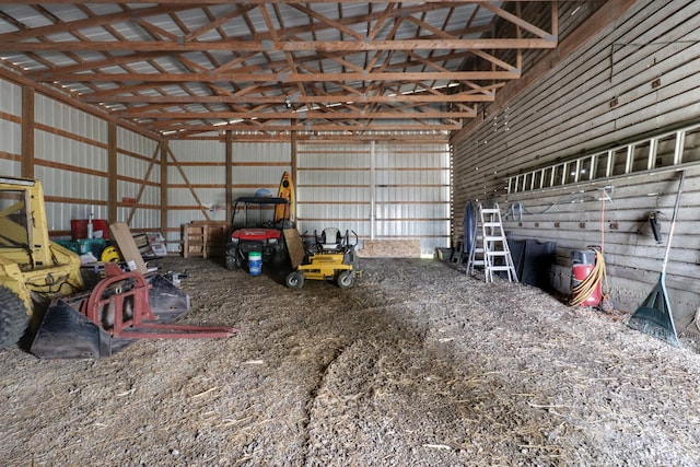 1926 County Road 2800 E, Minonk, IL 61760 - interior space with metal wall