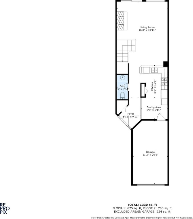 8235 Ripple Rdg, Darien, IL 60561 - property floor plan