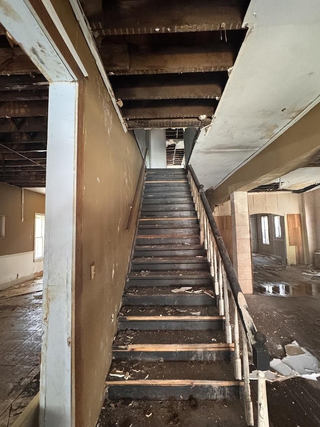 645 E 113th St, Chicago, IL 60628 - stairs featuring plenty of natural light