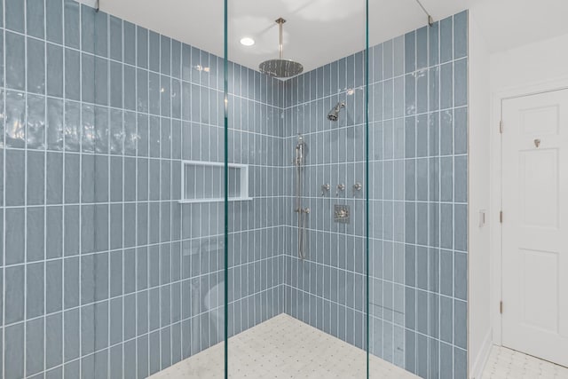 20 Colony Ln, Deerfield, IL 60015 - full bath featuring a walk in shower and recessed lighting