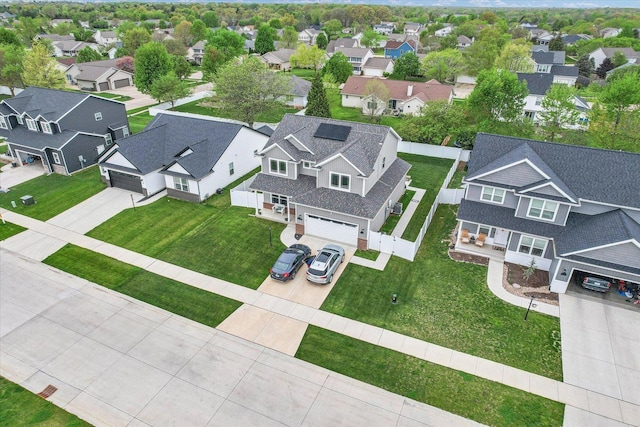 715 Cole Ln, Mahomet, IL 61853 - birds eye view of property with a residential view