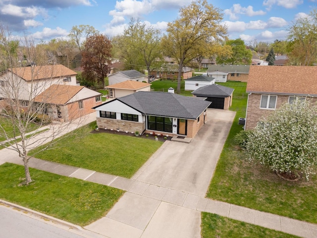 439 N Highview Ave, Elmhurst, IL 60126 - drone / aerial view with a residential view