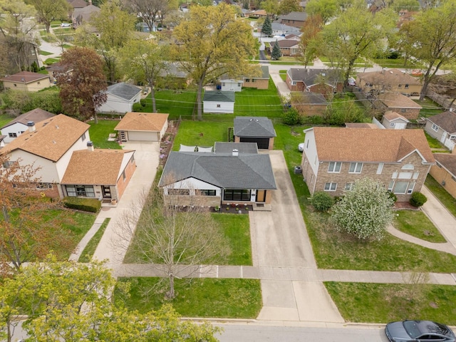 439 N Highview Ave, Elmhurst, IL 60126 - aerial view with a residential view