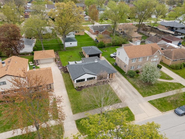 439 N Highview Ave, Elmhurst, IL 60126 - bird's eye view featuring a residential view