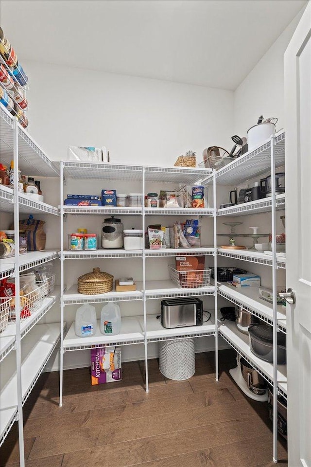 view of pantry