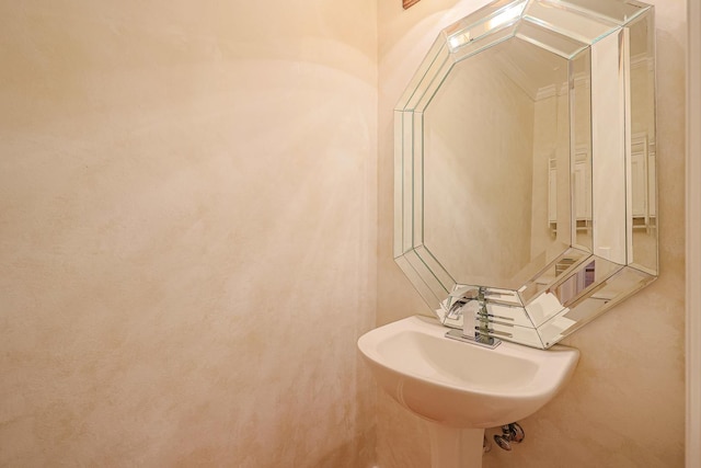 bathroom with a sink