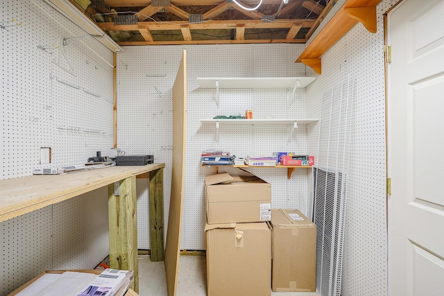 view of storage
