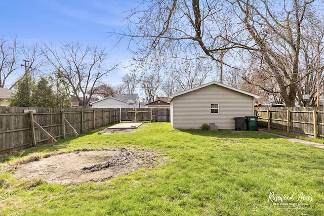 511 N Cleveland Ave, Bradley, IL 60915 - view of yard with a fenced backyard