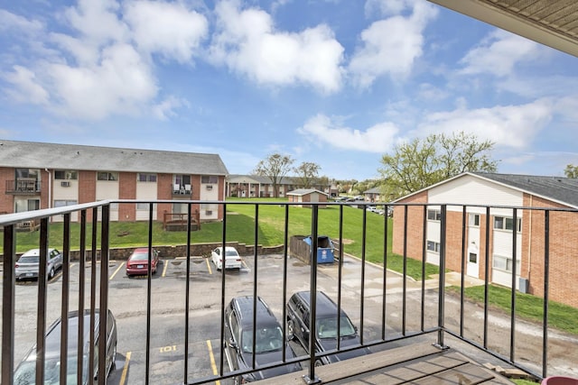 680 Marilyn Ave Unit 201, Glendale Heights, IL 60139 - balcony featuring a residential view
