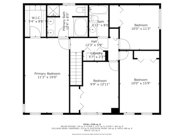7817 Cascade Way, Gurnee, IL 60031 - view of floor plan / room layout