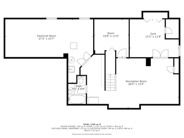 7817 Cascade Way, Gurnee, IL 60031 - view of property floor plan
