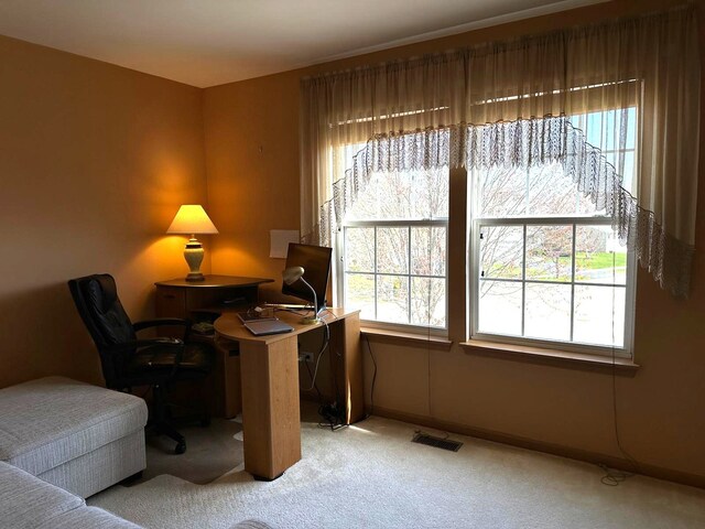 2115 Stafford Ct, Plainfield, IL 60586 - office space with visible vents and light carpet
