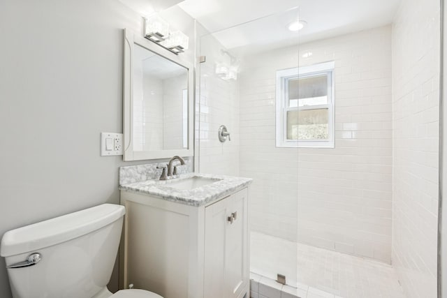 4825 W Ainslie St, Chicago, IL 60630 - full bathroom with vanity and tiled shower