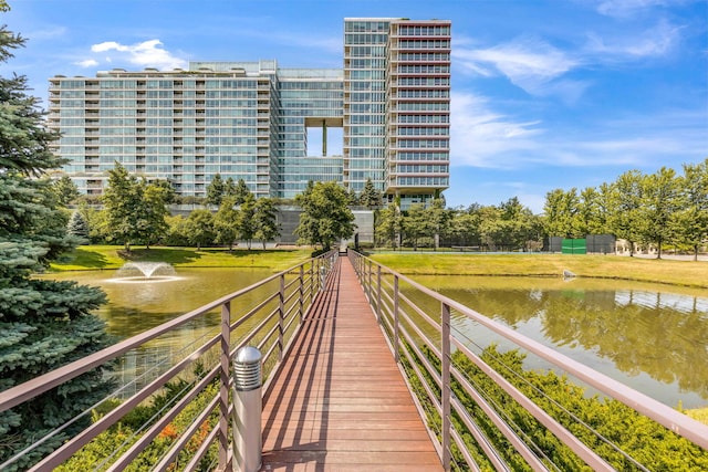 9715 Woods Dr Unit 805, Skokie, IL 60077 - view of home's community featuring a water view