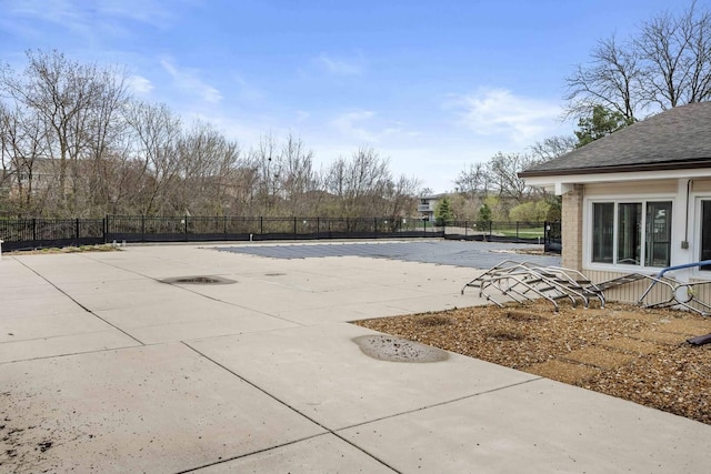 view of patio / terrace with fence