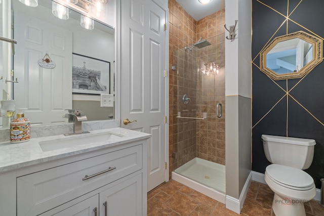 357 Torrey Pines Way, Vernon Hills, IL 60061 - full bath featuring a shower stall, toilet, and vanity