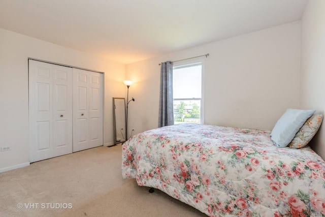 10600 Thornham Ln, Mokena, IL 60448 - bedroom featuring carpet, a closet, and baseboards
