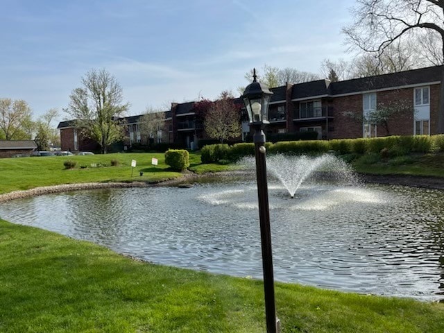 view of water feature