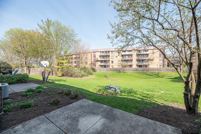5464 Mayflower Jct, Rolling Meadows, IL 60008 - view of community featuring fence, a yard, and a patio area