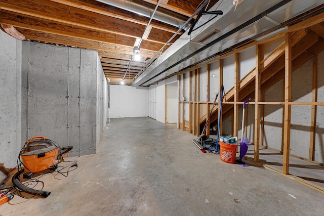 4240 Hearthstone Ln, Belvidere, IL 61008 - unfinished below grade area featuring visible vents