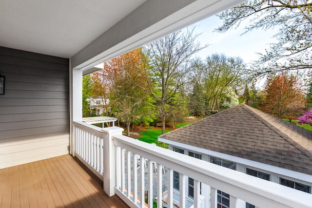 view of deck