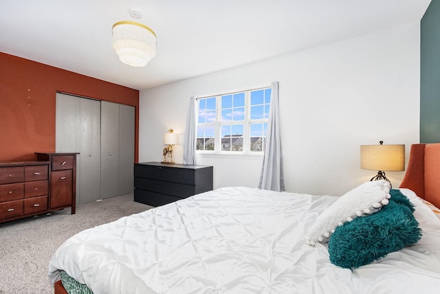 611 Cedar Ct, Romeoville, IL 60446 - carpeted bedroom featuring a closet