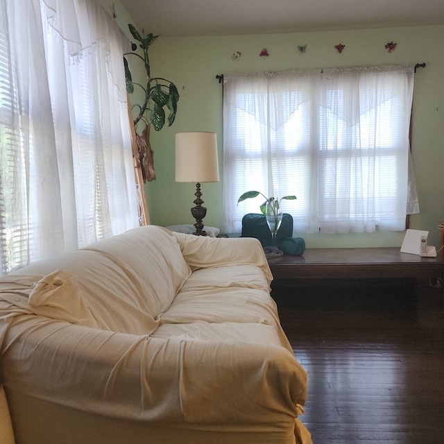 14951 Riverside Dr, South Holland, IL 60473 - living area featuring plenty of natural light and hardwood / wood-style floors