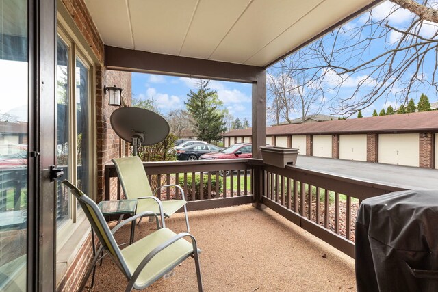 6443 Oak Forest Ave Unit 1W, Tinley Park, IL 60477 - balcony with a porch and a grill