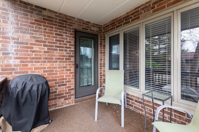 6443 Oak Forest Ave Unit 1W, Tinley Park, IL 60477 - view of patio with area for grilling and covered porch