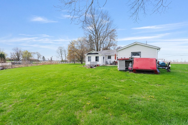 view of yard