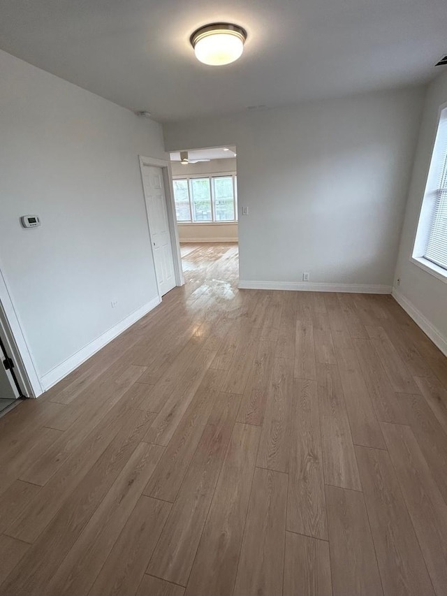 3246 S Normal Ave, Chicago, IL 60616 - unfurnished room featuring wood finished floors and baseboards