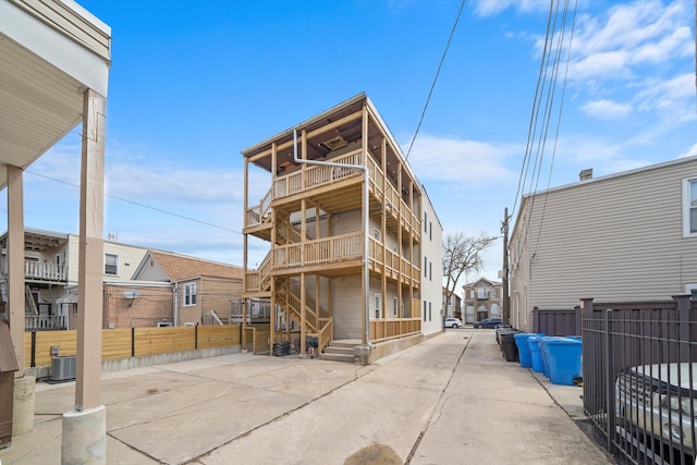 3246 S Normal Ave, Chicago, IL 60616 - rear view of house featuring a balcony