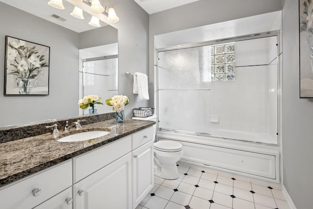 dining space with light tile patterned floors, baseboards, and a chandelier