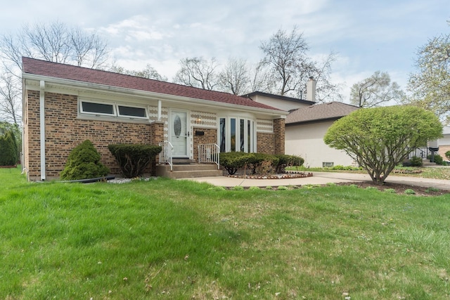 8212 N Ozanam Ave, Niles, IL 60714 - single story home with brick siding and a front yard